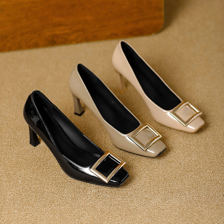 Gabria Genuine Leather Heels