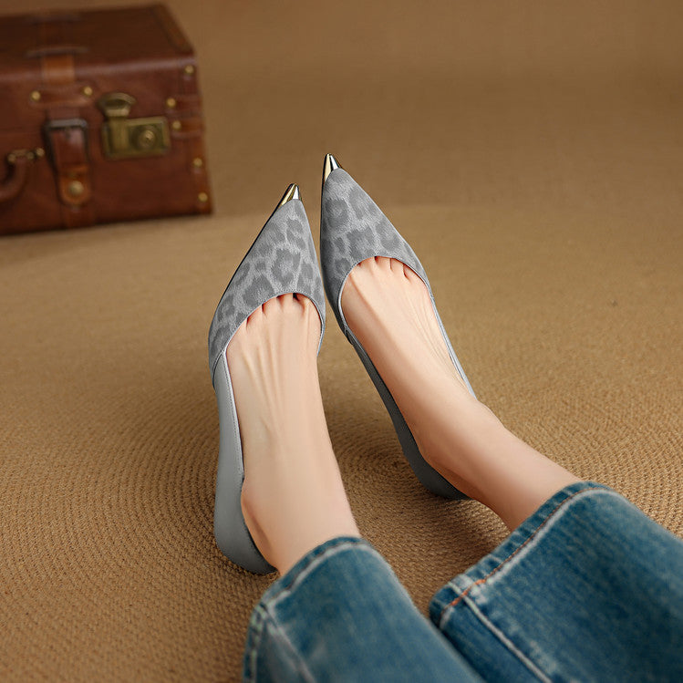 Venna Genuine Leather Heels