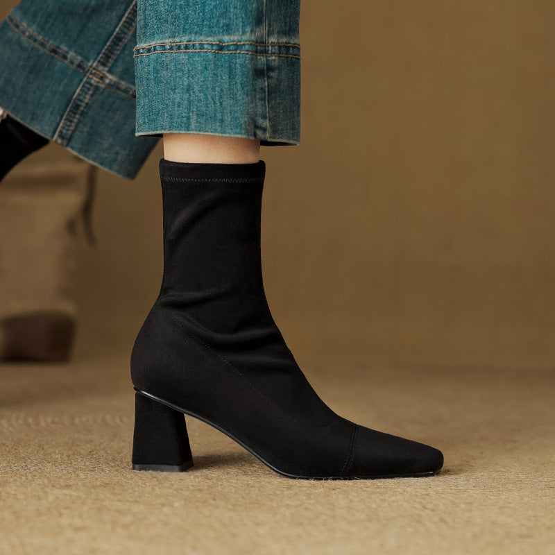 Paula Genuine Suede Boots