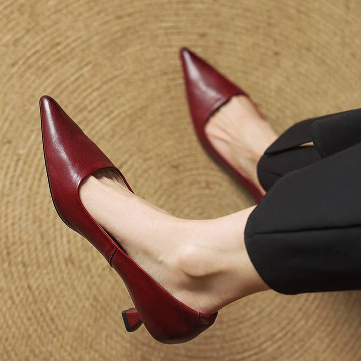 Mira Genuine Leather Heels