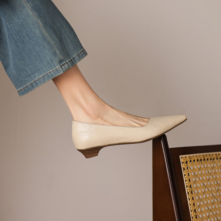 Kaela Genuine Leather Pumps