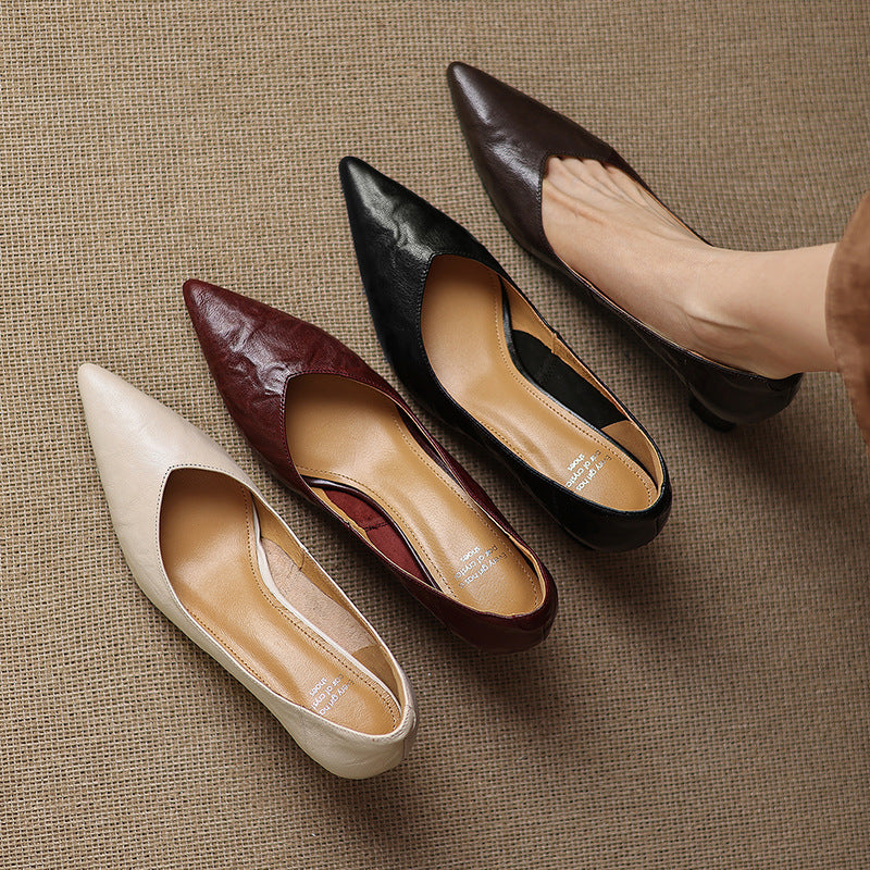 Esmer Genuine Leather Heels