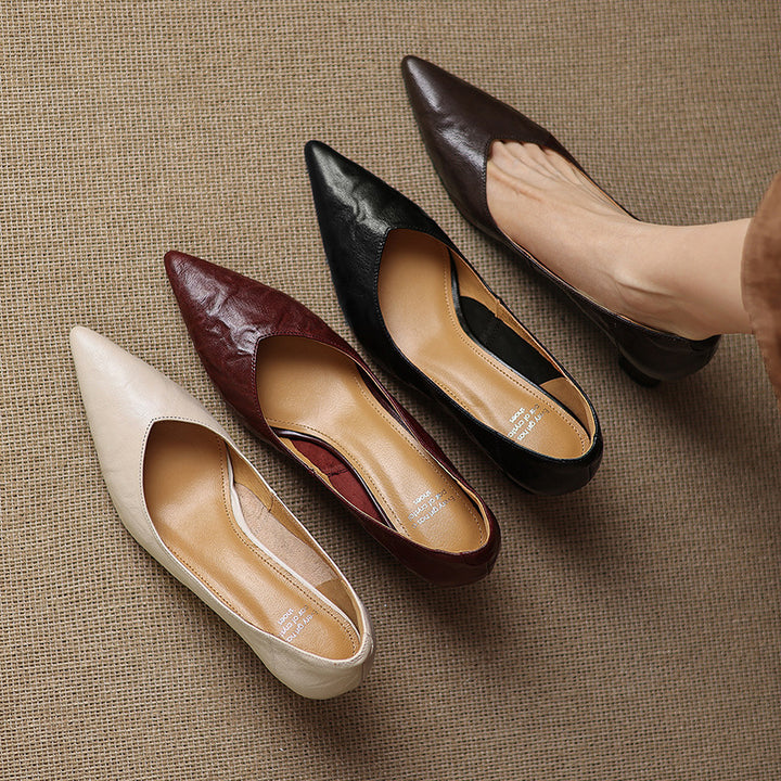 Esmer Genuine Leather Heels