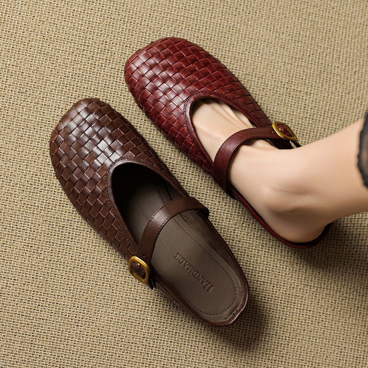 Teyli Genuine Leather Mules