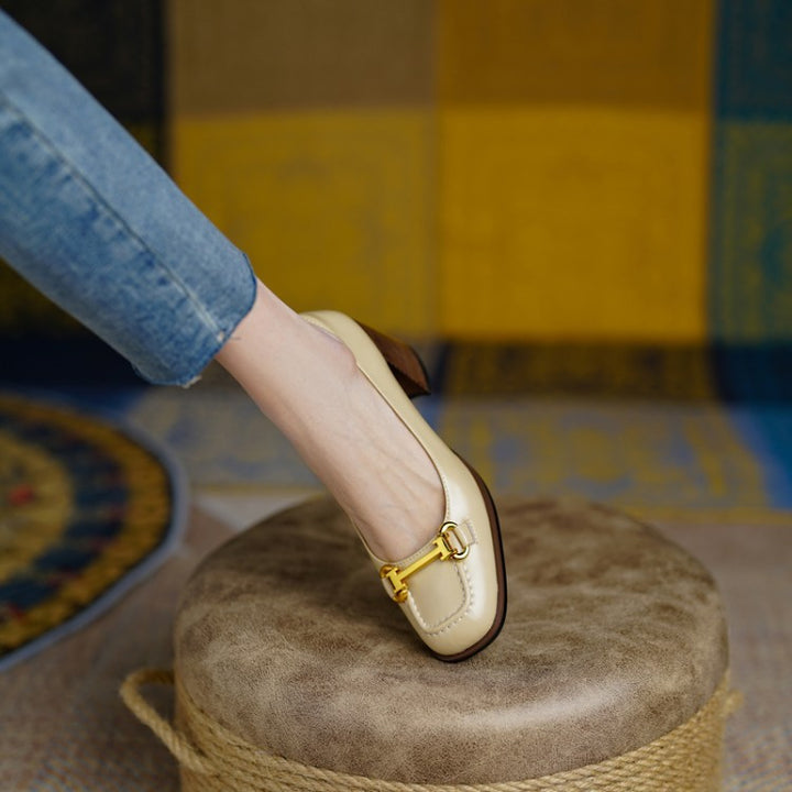 Velora Genuine Leather Heels