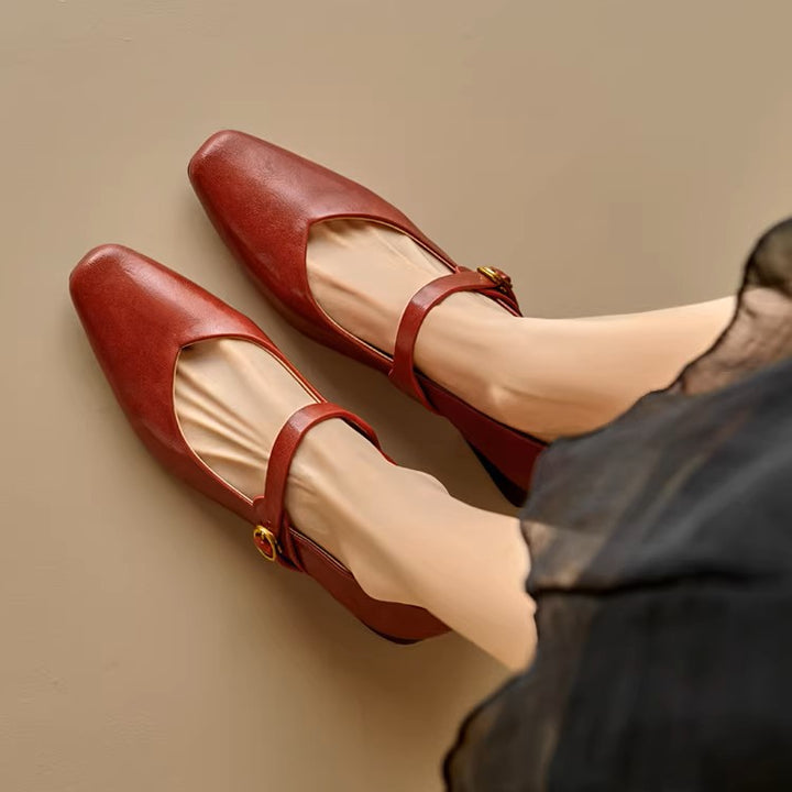 Tevan Genuine Leather Heels