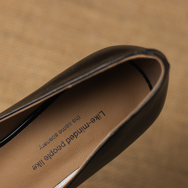 Narin Genuine Leather Heels