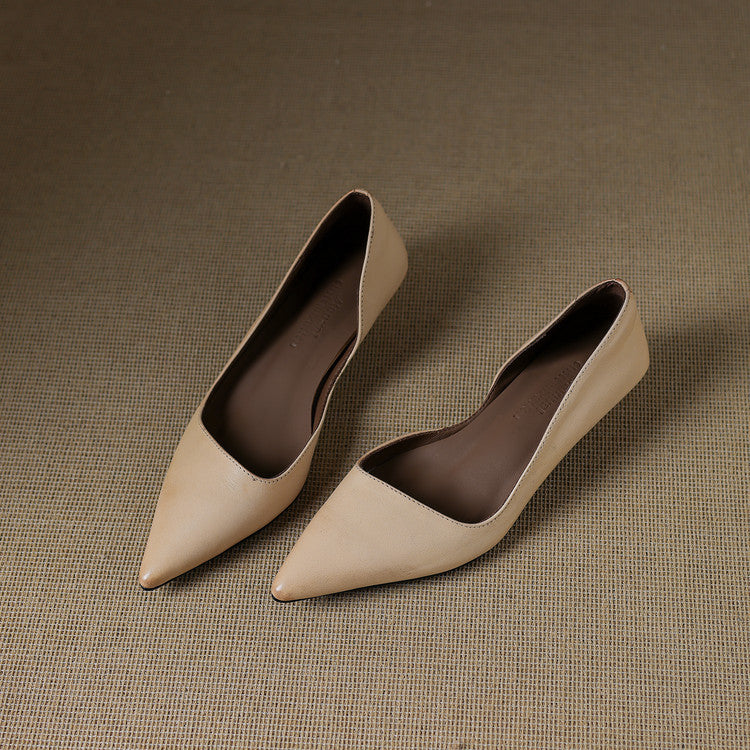Bianka Genuine Leather Heels