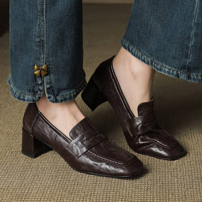 Kelly Genuine Leather Heels