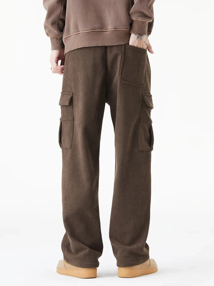 Corduroy Fleece-Lined Pants