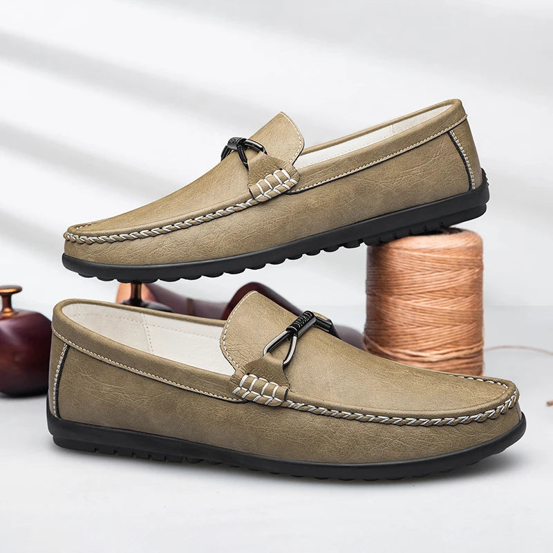 Vaquer Genuine Leather Loafers