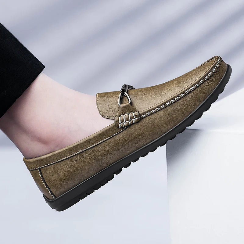 Vaquer Genuine Leather Loafers