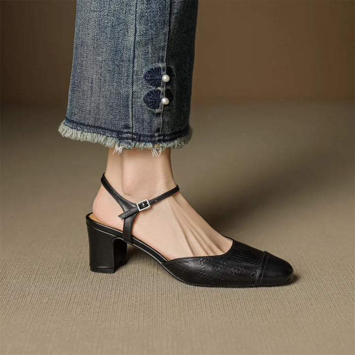 Alina Genuine Leather Pumps