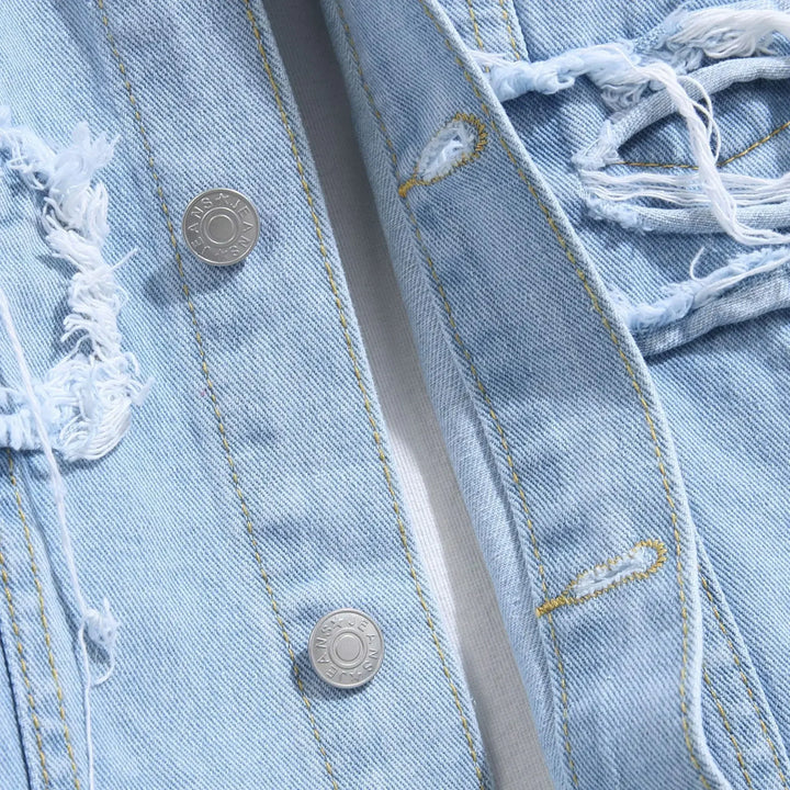Fray Denim Jacket