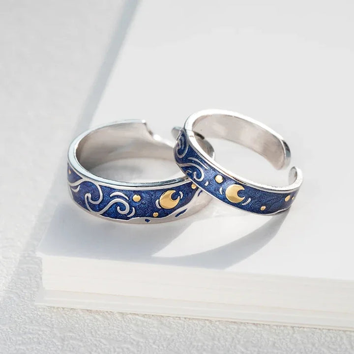 Van Gogh's Starry Night Ring