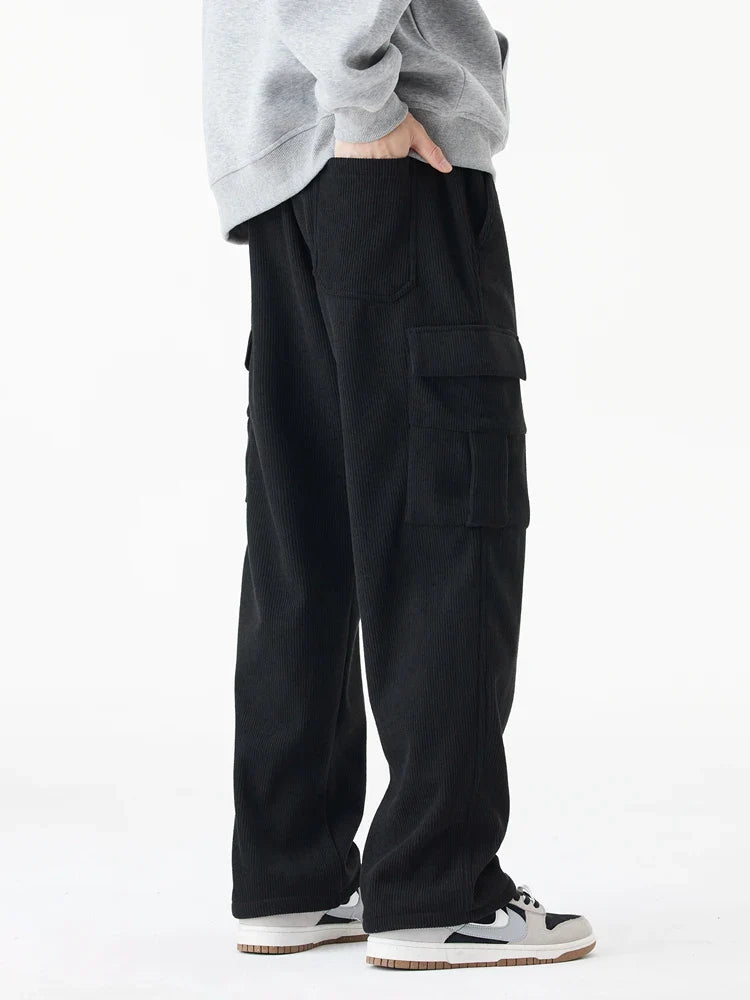 Corduroy Fleece-Lined Pants
