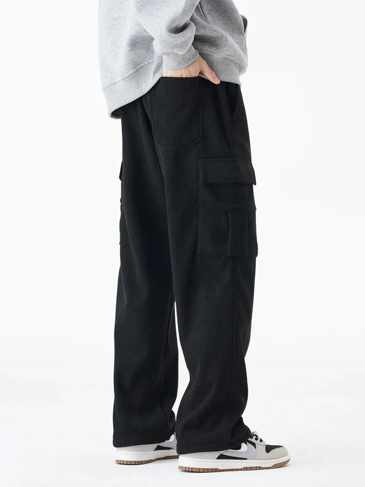 Corduroy Fleece-Lined Pants