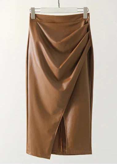 Maeve Leather Skirt
