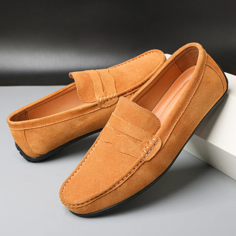 Lascar Genuine Suede Loafers
