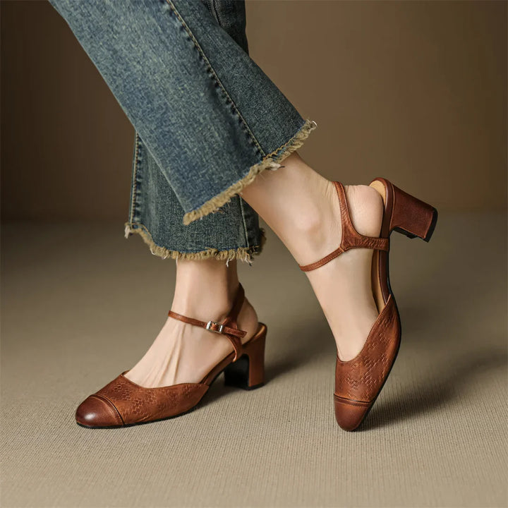 Alina Genuine Leather Pumps