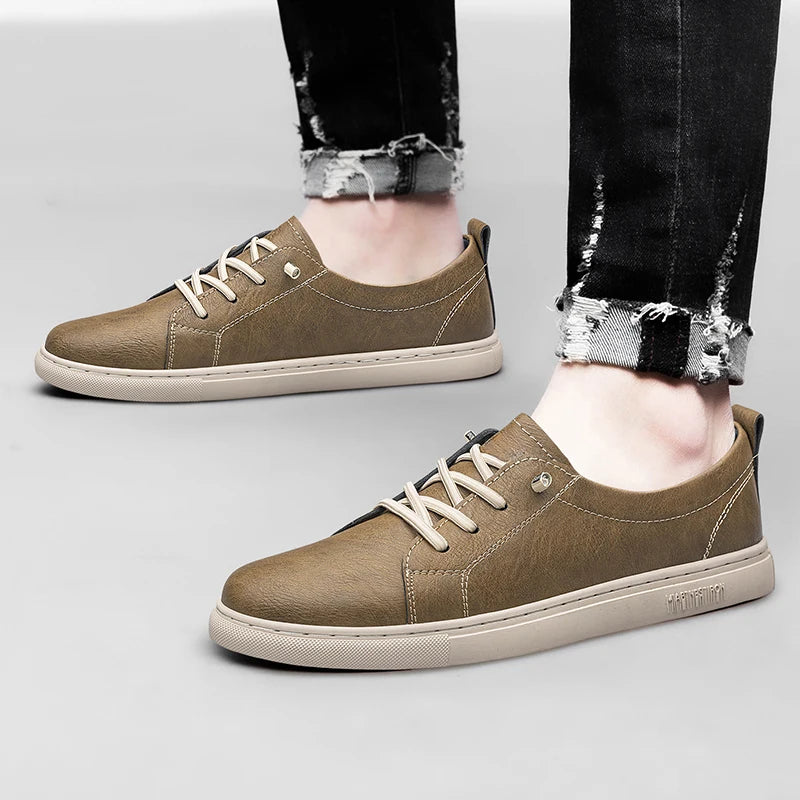 Maser Genuine Leather Sneakers