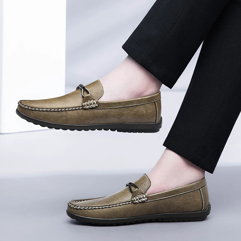 Vaquer Genuine Leather Loafers
