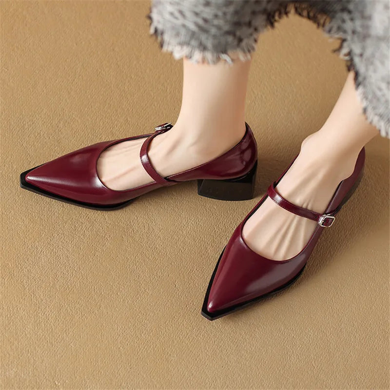 Allure Genuine Leather Heels