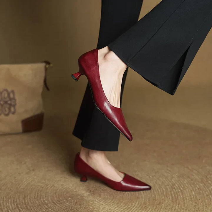 Mira Genuine Leather Heels