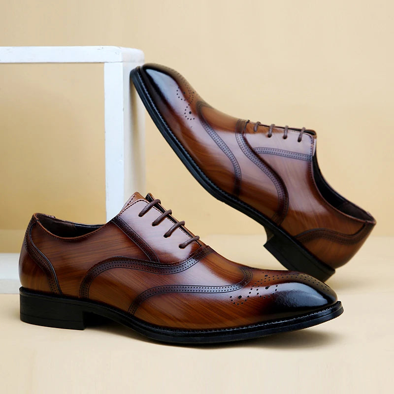 Masken Genuine Leather Oxfords
