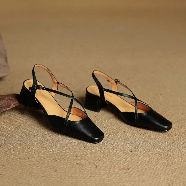 Meloni Genuine Leather Heels
