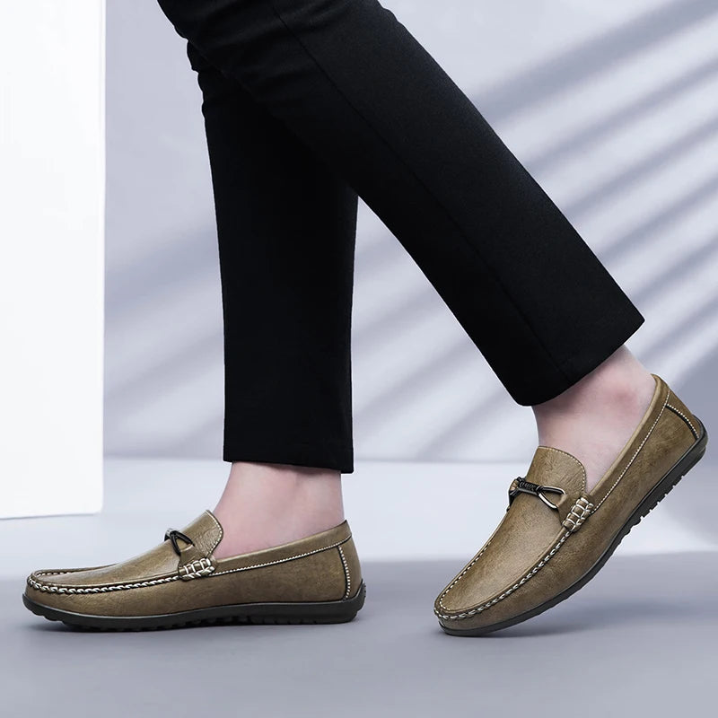 Vaquer Genuine Leather Loafers