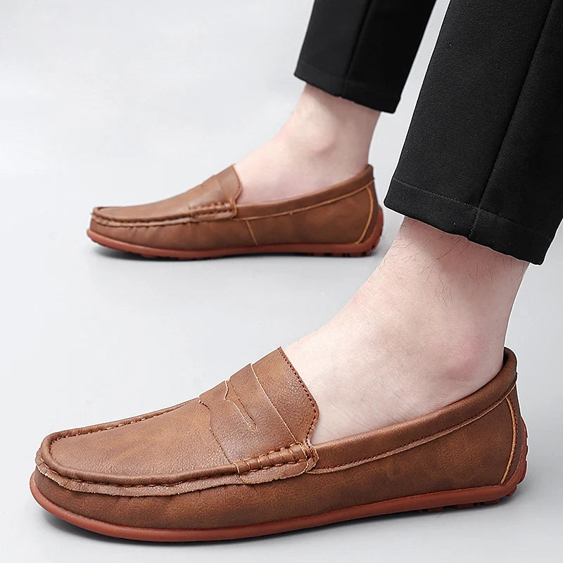 Harson Genuine Leather Loafers