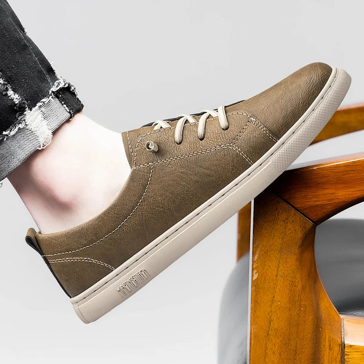 Maser Genuine Leather Sneakers