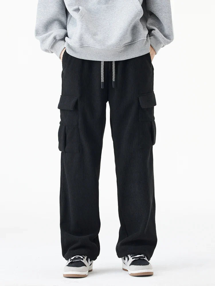 Corduroy Fleece-Lined Pants