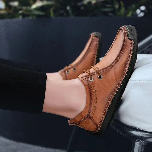 Braze Genuine Leather Loafers