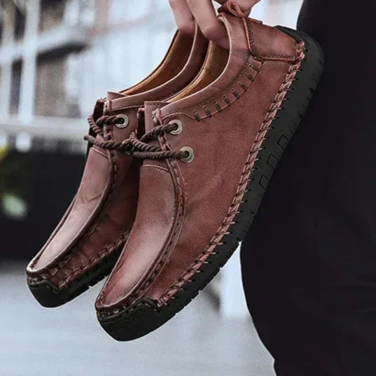 Braze Genuine Leather Loafers