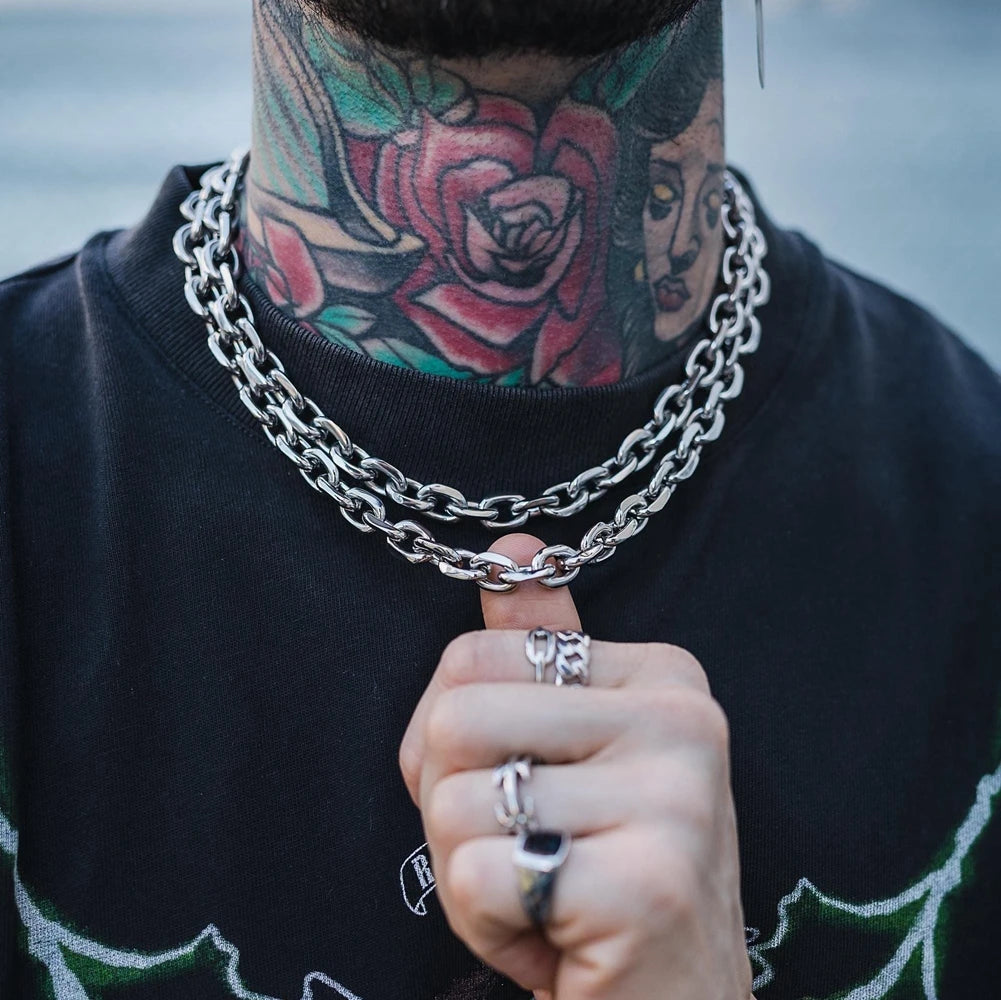 Bolt Chain Link Necklace