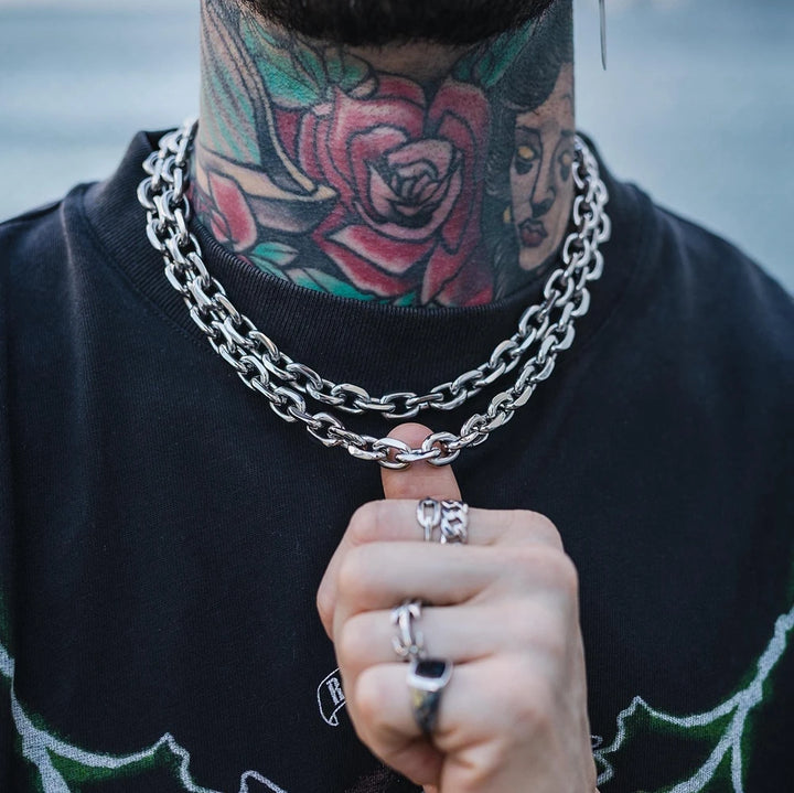 Bolt Chain Link Necklace