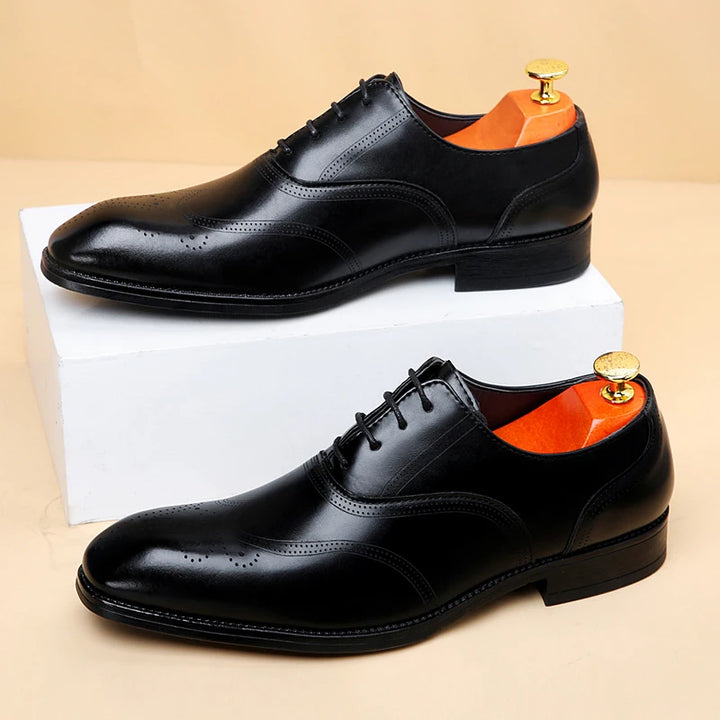 Masken Genuine Leather Oxfords