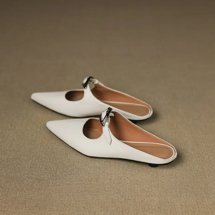 Wilda Genuine Leather Mules