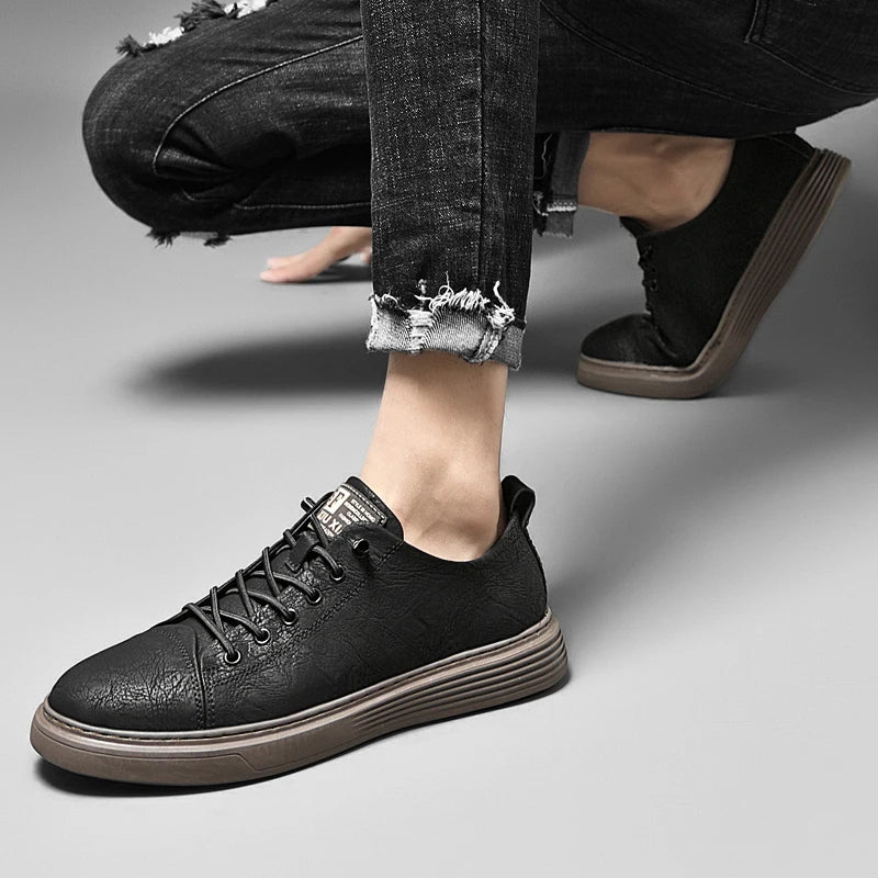 Pesco Genuine Leather Sneakers