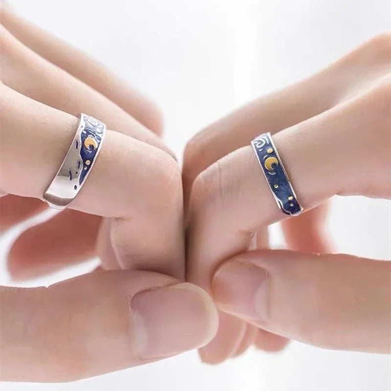 Van Gogh's Starry Night Ring