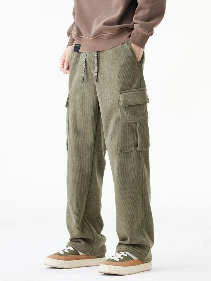 Corduroy Fleece-Lined Pants