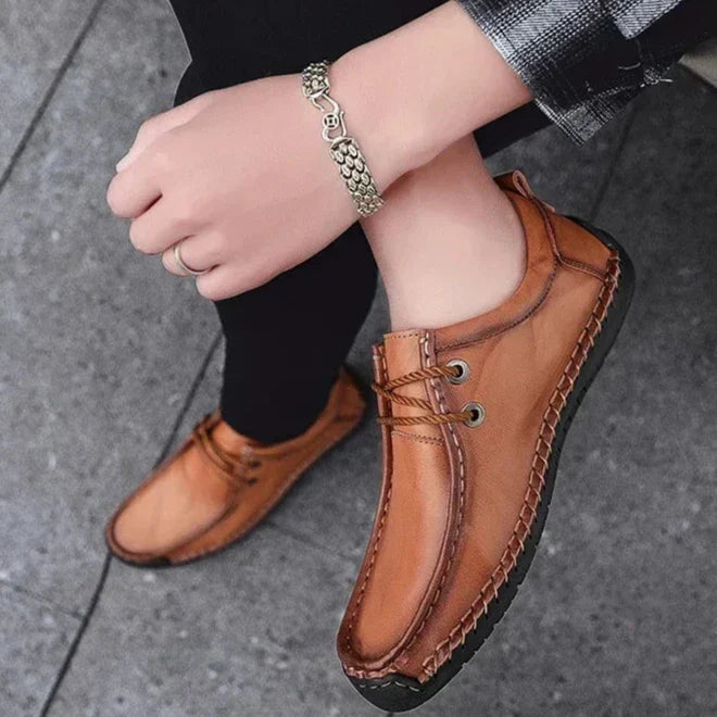 Braze Genuine Leather Loafers
