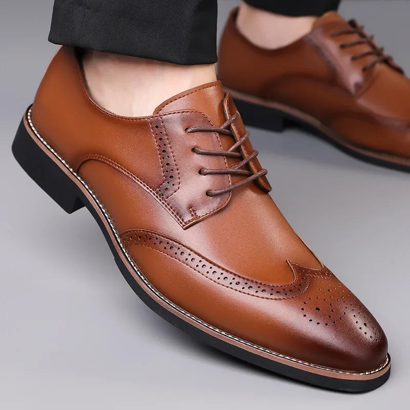 Edman Genuine Leather Oxfords