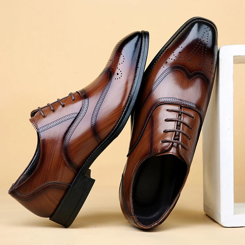 Masken Genuine Leather Oxfords