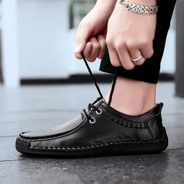 Braze Genuine Leather Loafers