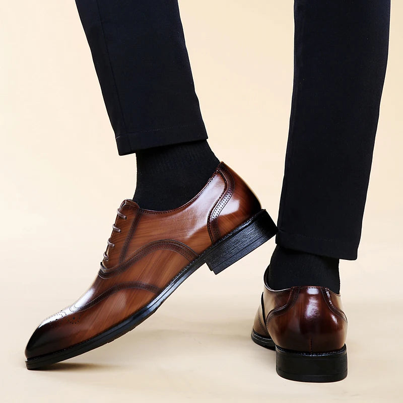 Masken Genuine Leather Oxfords