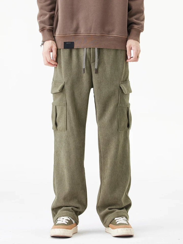 Corduroy Fleece-Lined Pants