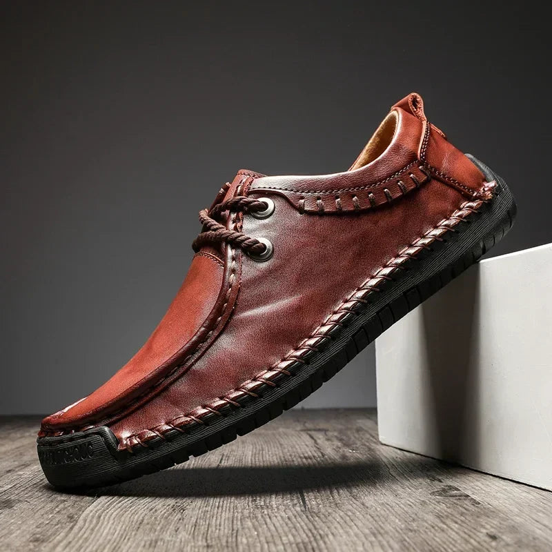 Braze Genuine Leather Loafers